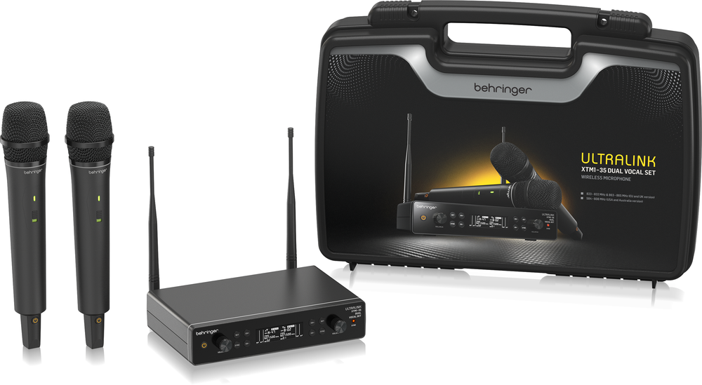 Behringer XTM1‑35 DUAL UHF Wireless Mic Kit