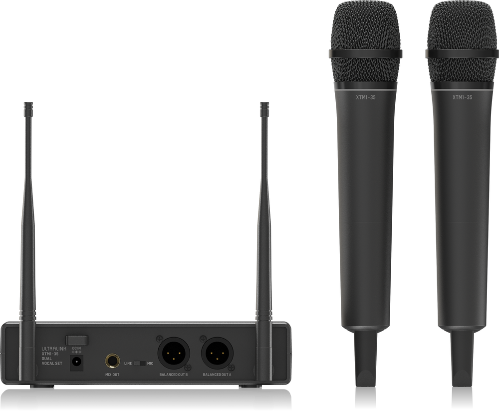 Behringer XTM1‑35 DUAL UHF Wireless Mic Kit