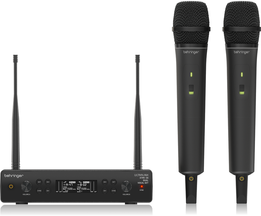 Behringer XTM1‑35 DUAL UHF Wireless Mic Kit