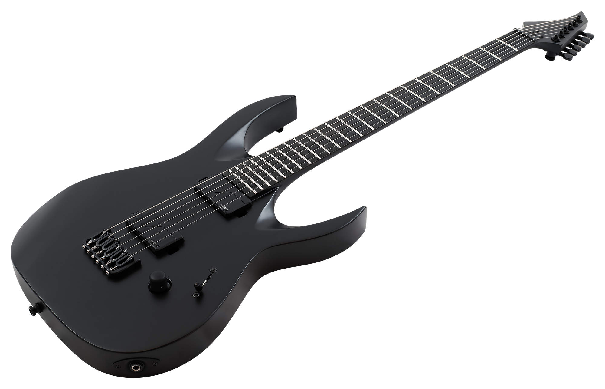 Solar A1.6ATG Baritone MkII Electric Guitar - At The Gates - Carbon Black