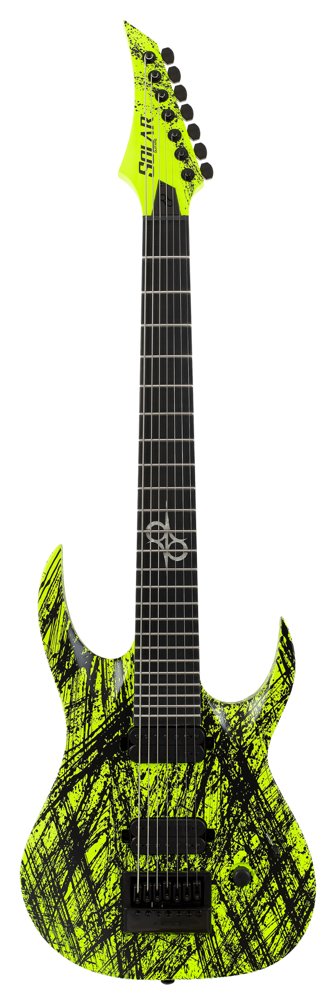 Solar A1.7LN CANIBALISMO+ 7-String Electric Guitar - Lemon Neon Matte (LIMITED)
