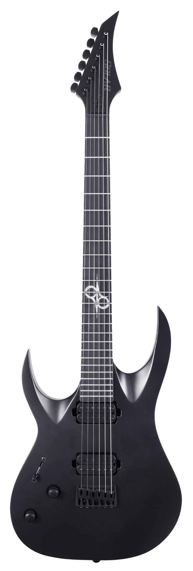 Solar A2.6C LH Electric Guitar - Carbon Black Matte - Left Handed (LIMITED)