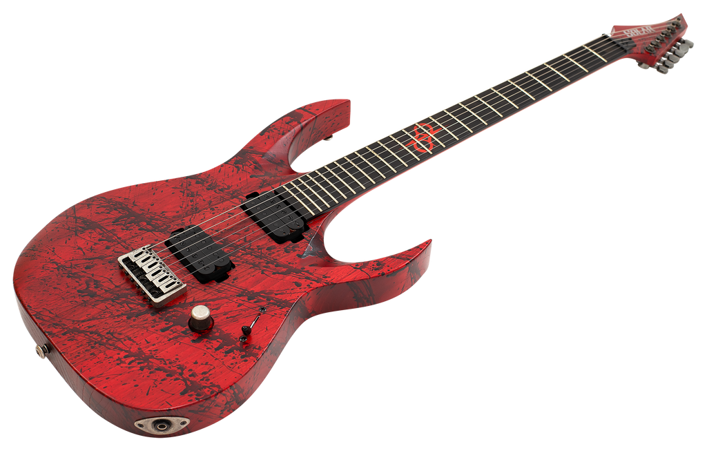 Solar A2.6Canibalismo+ Electric Guitar - Red