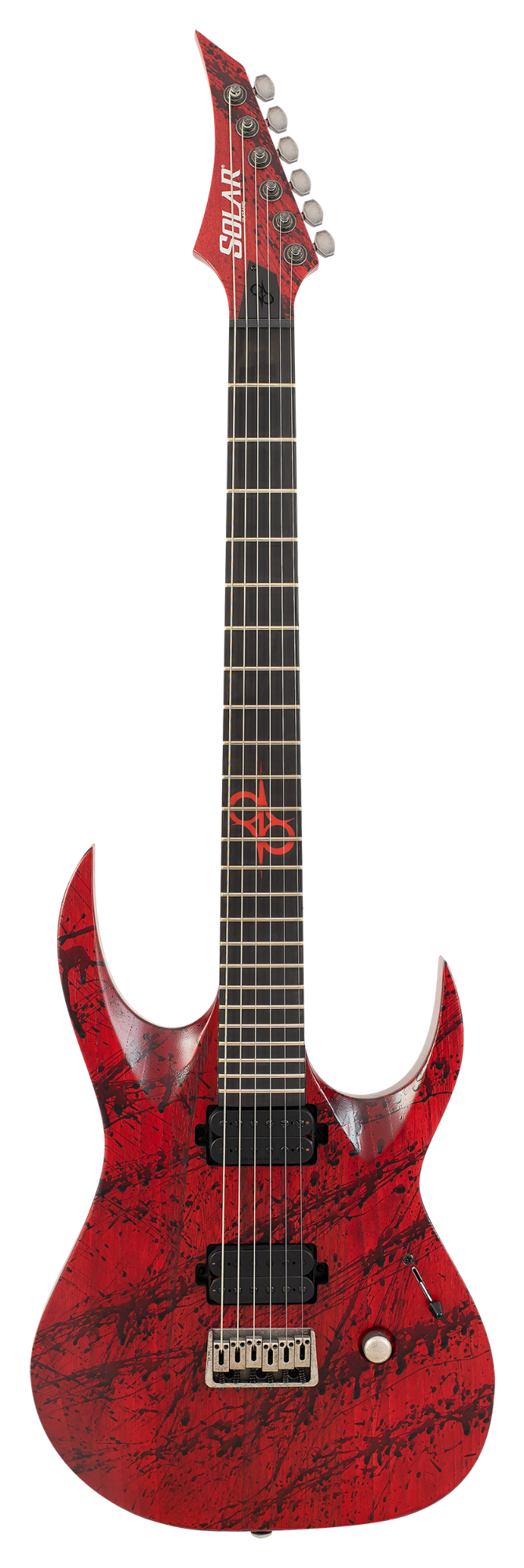 Solar A2.6Canibalismo+ Electric Guitar - Red