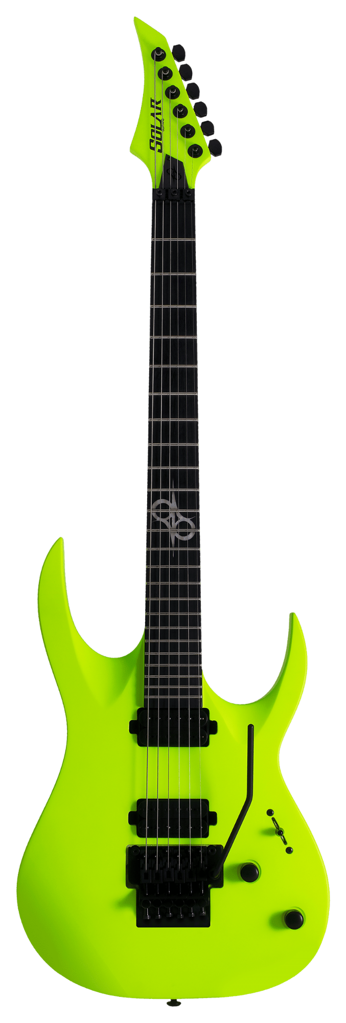 Solar A2.6FRLN Electric Guitar - Lemon Neon