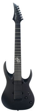 Solar A2.7C 7-String Electric Guitar - Black Matte