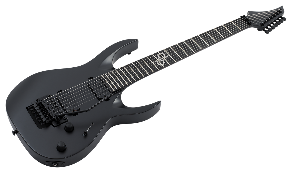 Solar A2.7FRC 7-String Electric Guitar - Carbon Black