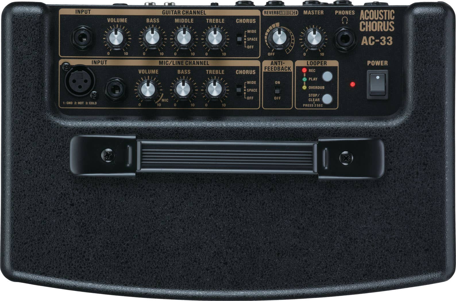 Roland AC-33 Acoustic Chorus Guitar Amplifier - Black