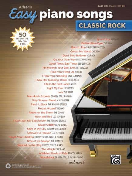 Alfreds Easy Piano Songs Classic Rock