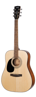 Cort AD810 Dreadnought Acoustic Guitar - Natural - Left Handed