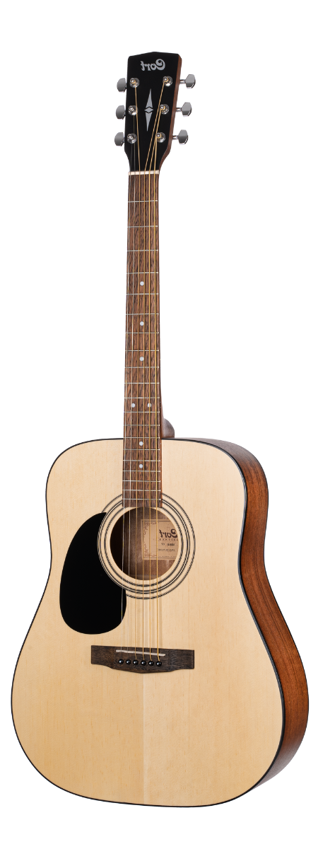 Cort AD810 Dreadnought Acoustic Guitar - Natural - Left Handed