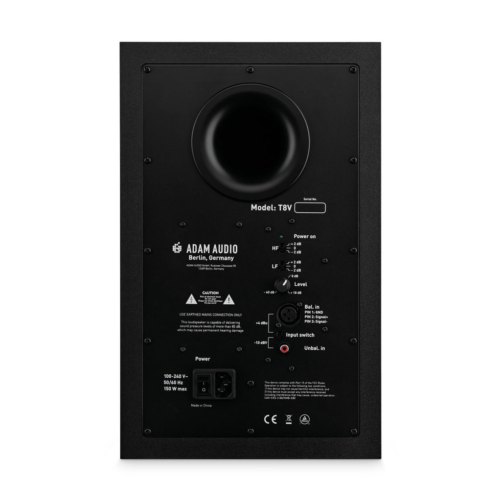ADAM Audio T8V 8" 2-Way Studio Monitor (Single)