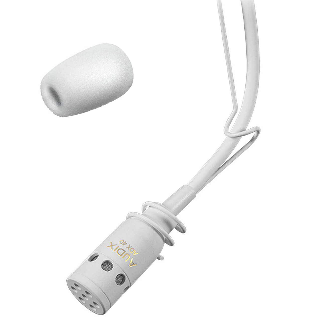 Audix ADX-ADX40W-HC Hanging Choir Mic w/ hypercaridoid capsule - White
