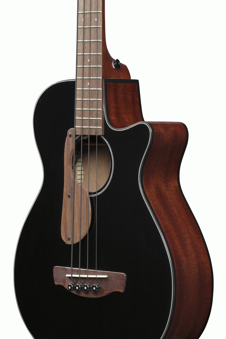 Ibanez AEGB24E BKH Acoustic Electric Bass - Black High Gloss