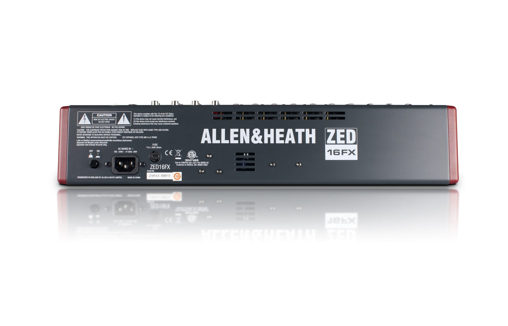 Allen and Heath ZED16FX Mixer