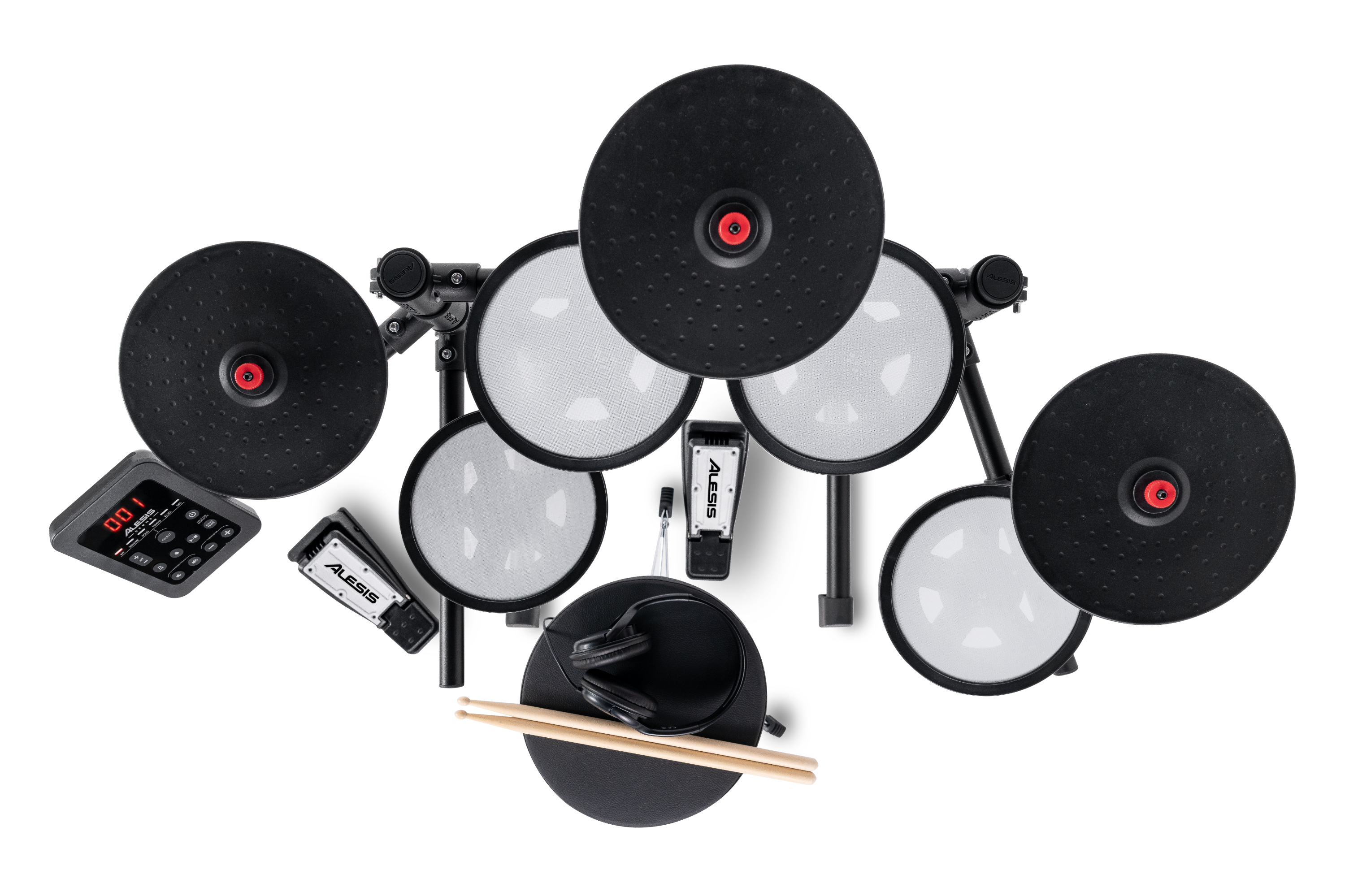 Alesis TURBOMAX 7pc Electronic Drum Kit w/Bluetooth