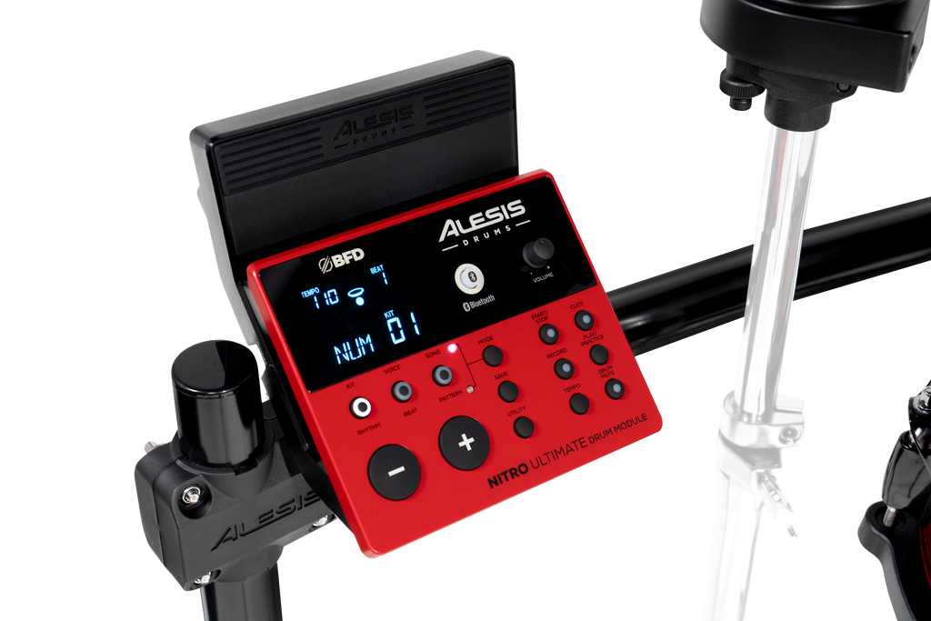 Alesis Nitro Ultimate Kit - 9pc Professional Electronic Drum Kit