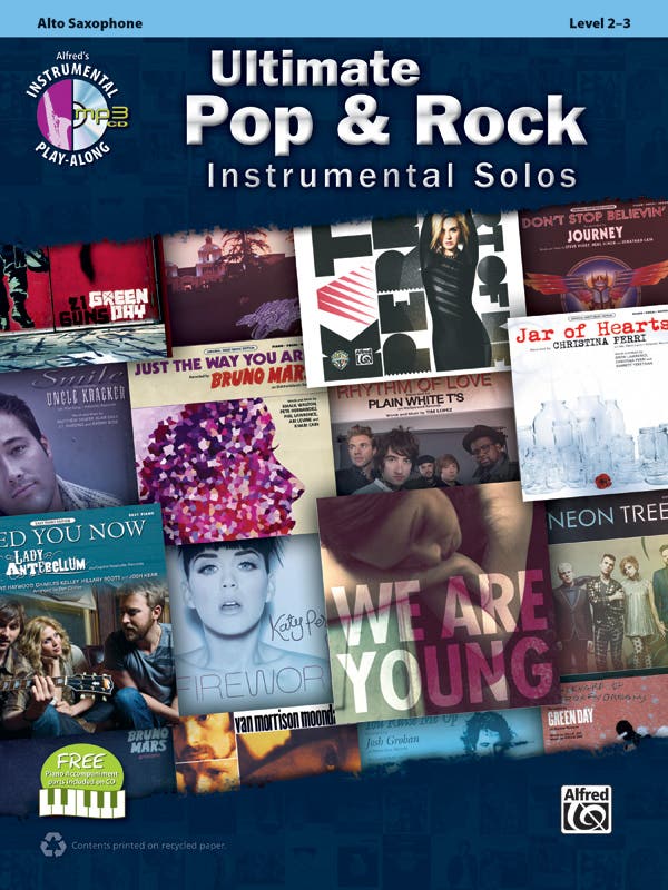Ultimate Pop & Rock Instrumental Solos A/Sax Bk/
