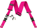 Dimarzio Clip-Lock Guitar Strap - Neon Pink