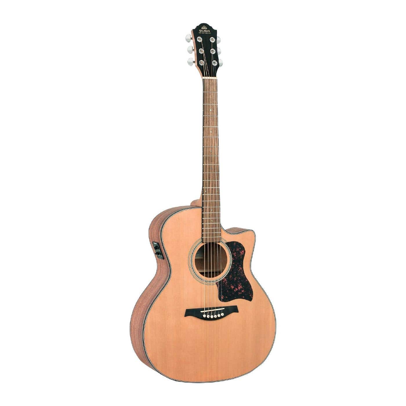 Gilman GA12CE Auditorium Acoustic Electric Guitar w/Cutaway