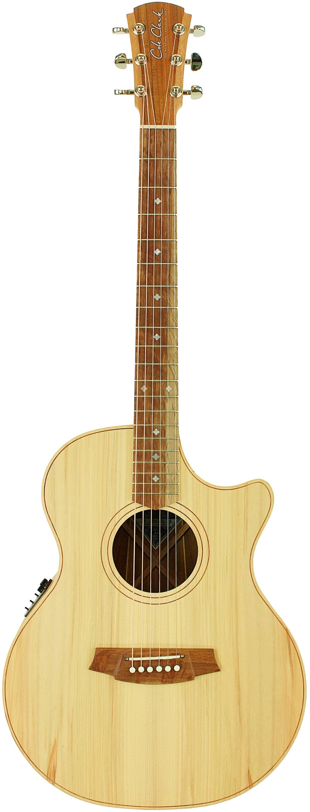 Cole Clark CCAN2EC-BB Acoustic Electric Guitar w/Case - Bunya/Blackwood