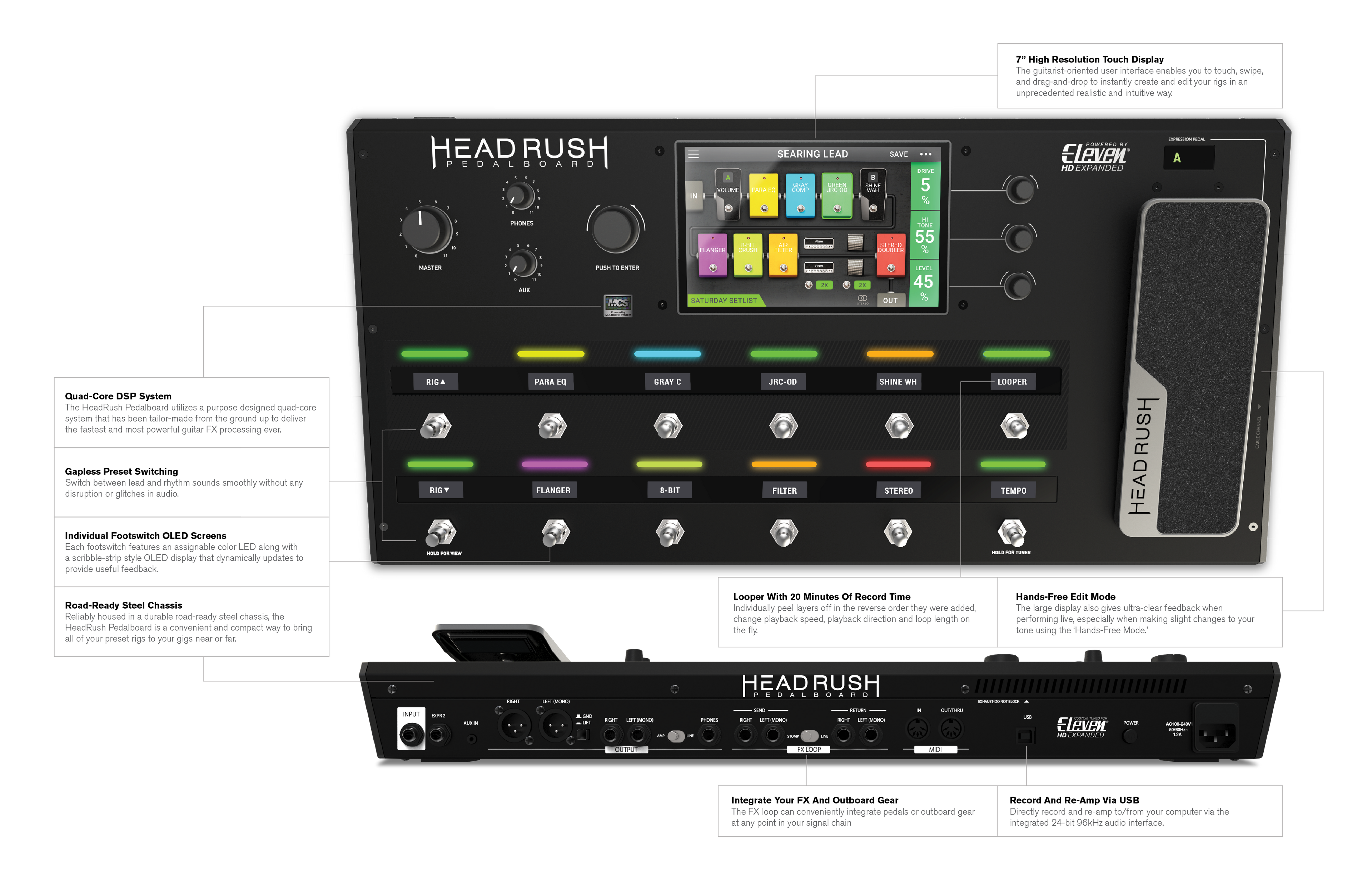 Headrush Pedalboard Guitar Effects Processor