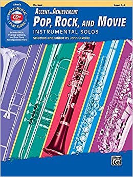 Aoa Pop Rock & Movie Solos Clarinet Bk/Cd