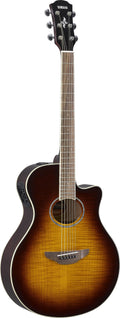 Yamaha APX600FM Thinline Acoustic Electric Guitar - Tobacco Brown Sunburst
