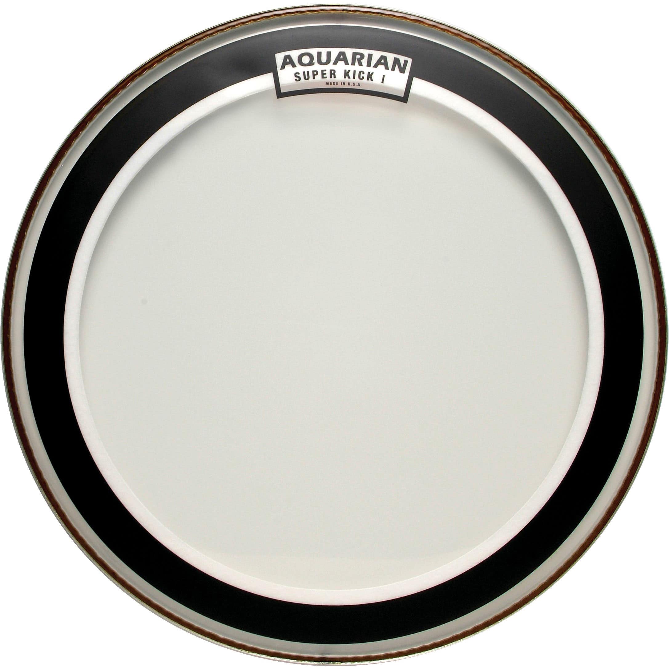 Aquarian 20 Inch Bass Drum Head Clear Single Ply Ski20 Super-Kick I
