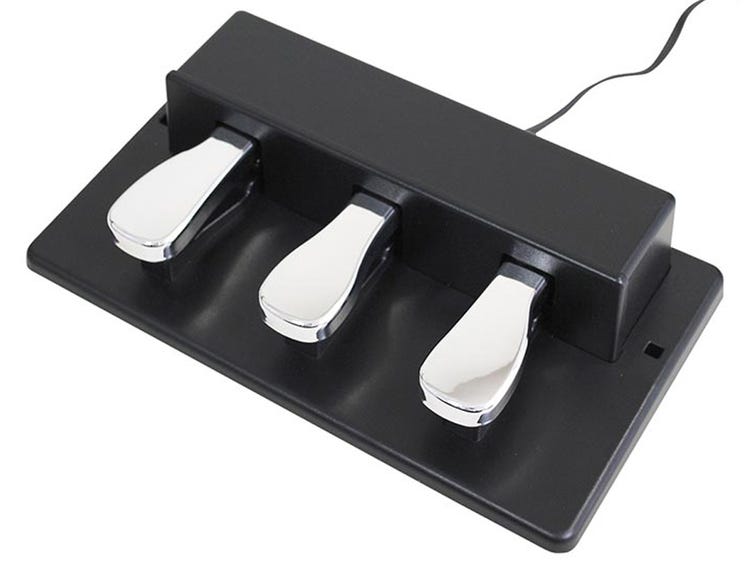 Artesia Pro ASP-3x3A Triple Pedal (1/4" Jack Plug)