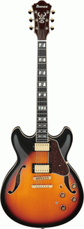Ibanez AS113 BS Electric Guitar w/Case - Brown Sunburst