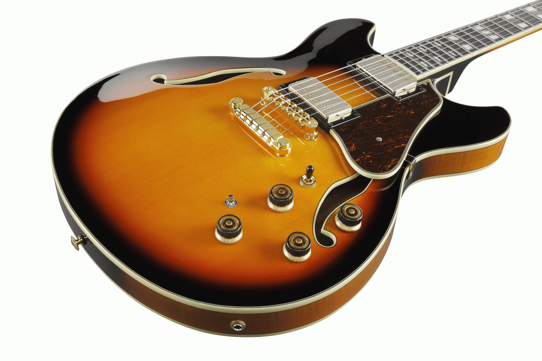 Ibanez AS113 BS Electric Guitar w/Case - Brown Sunburst