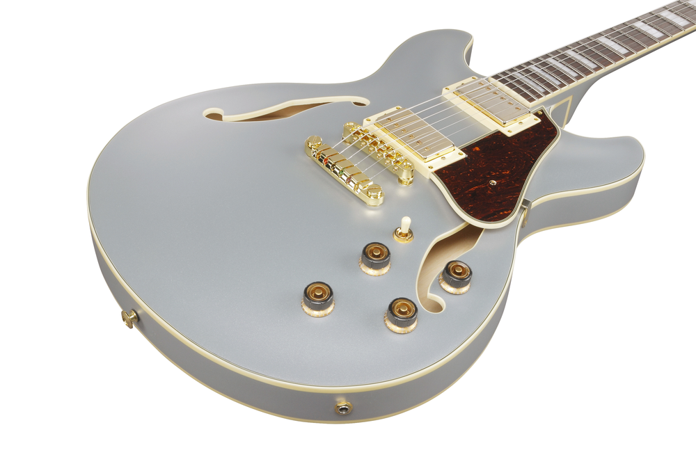 Ibanez AS73G Electric Guitar - Moonstone Silver Flat