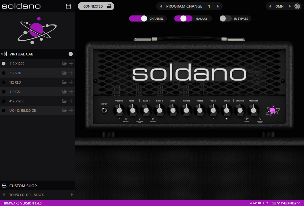 Soldano Astro-20 3ch 20w Tube Guitar Head