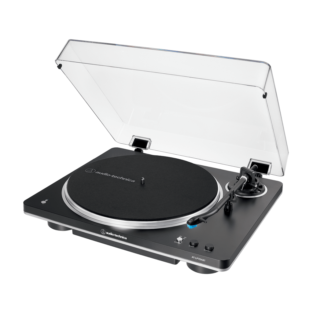 Audio Technica LP70X-BT BS Fully Automatic Belt-Drive Stereo Turntable w/Bluetooth - Black / Silver