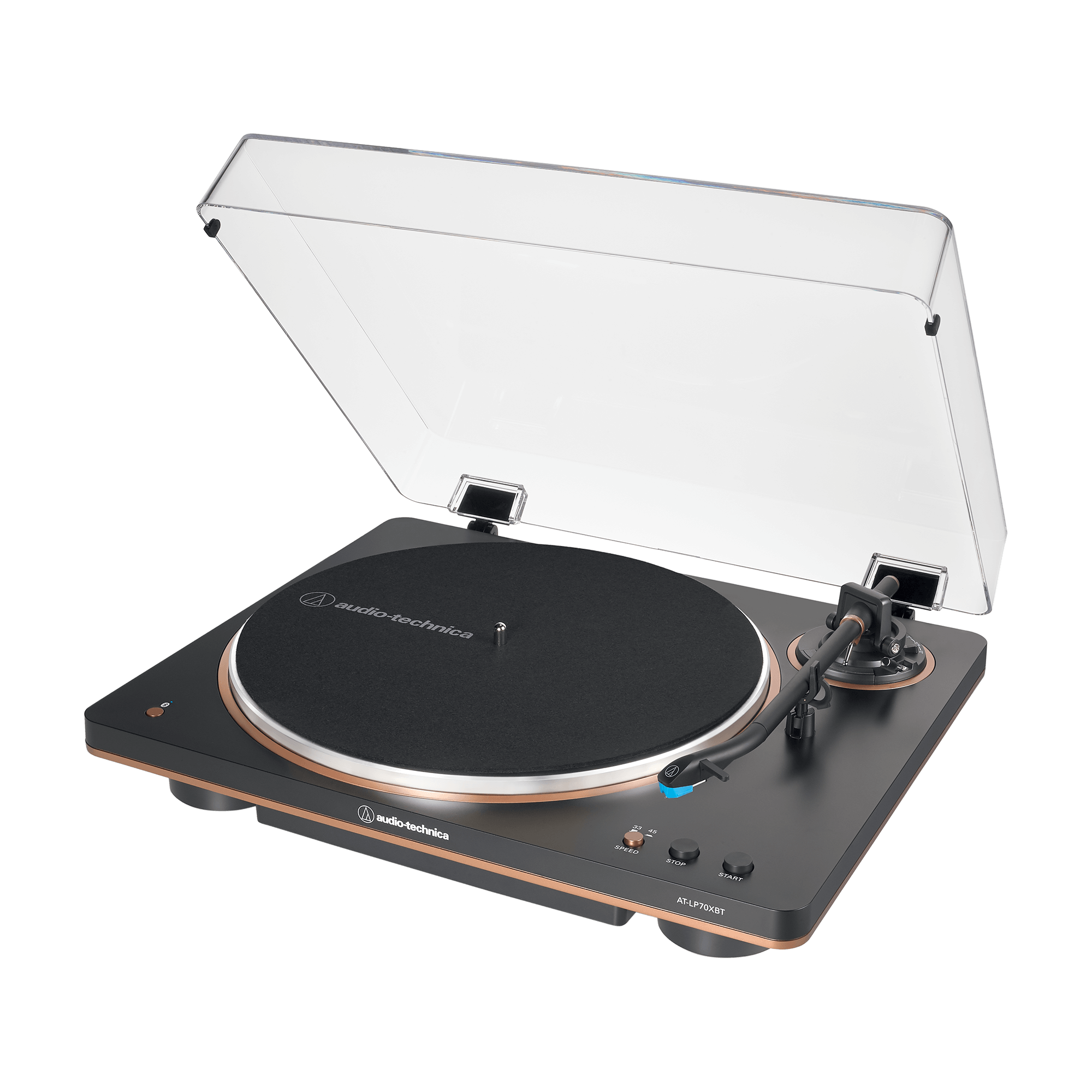 Audio Technica LP70X-BT BZ Fully Automatic Belt-Drive Stereo Turntable w/Bluetooth - Black / Bronze