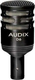 Audix ADX-D6 Prof Dynamic Bass & Kick Drum Mic for Low End