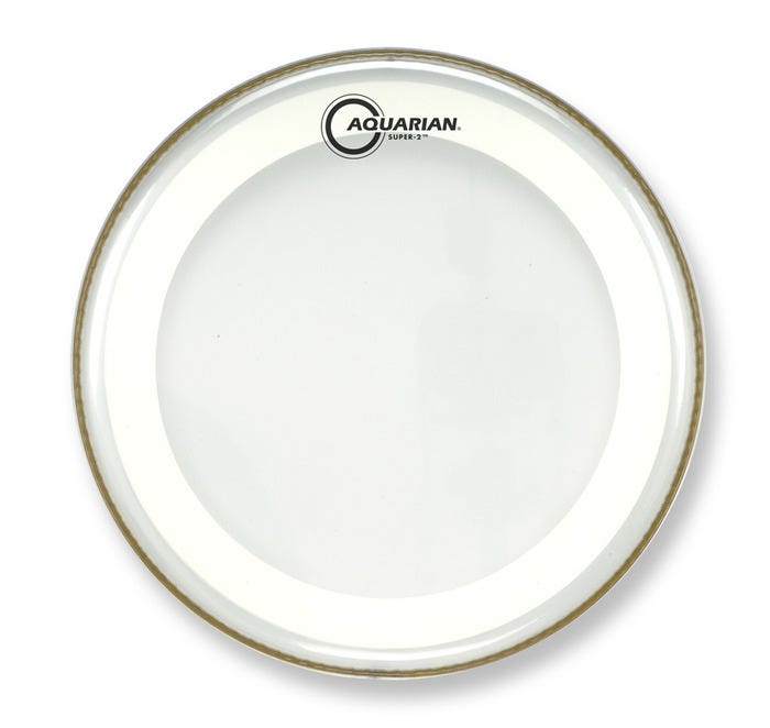 Aquarian MRS2-13 13" Drum Head - Clear w/Studio-X Ring