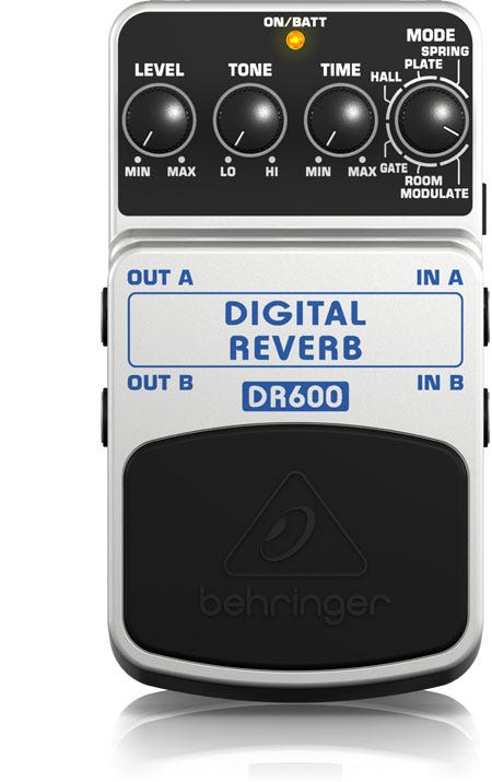 Behringer DR600 Digital Reverb Pedal