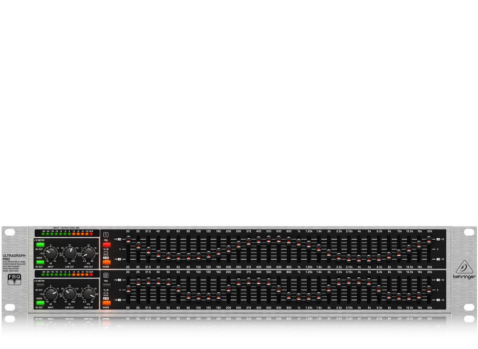 Behringer FBQ3102HD High-Definition 31-Band Stereo Graphic Equalizer