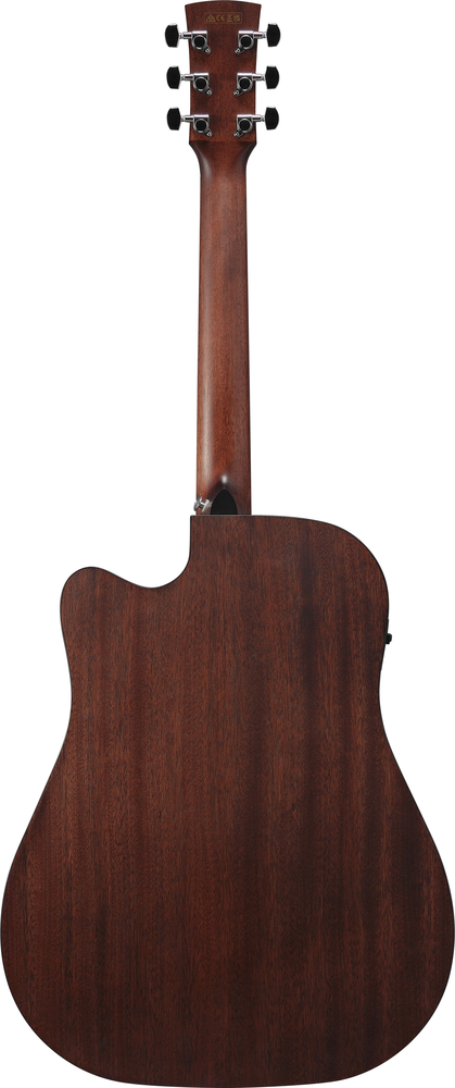 Ibanez AW247CEWKH Electric Acoustic Guitar - Weathered Black Open Pore