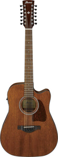 Ibanez AW5412CE OPN 12 String Acoustic Guitar - Open Pore Natural