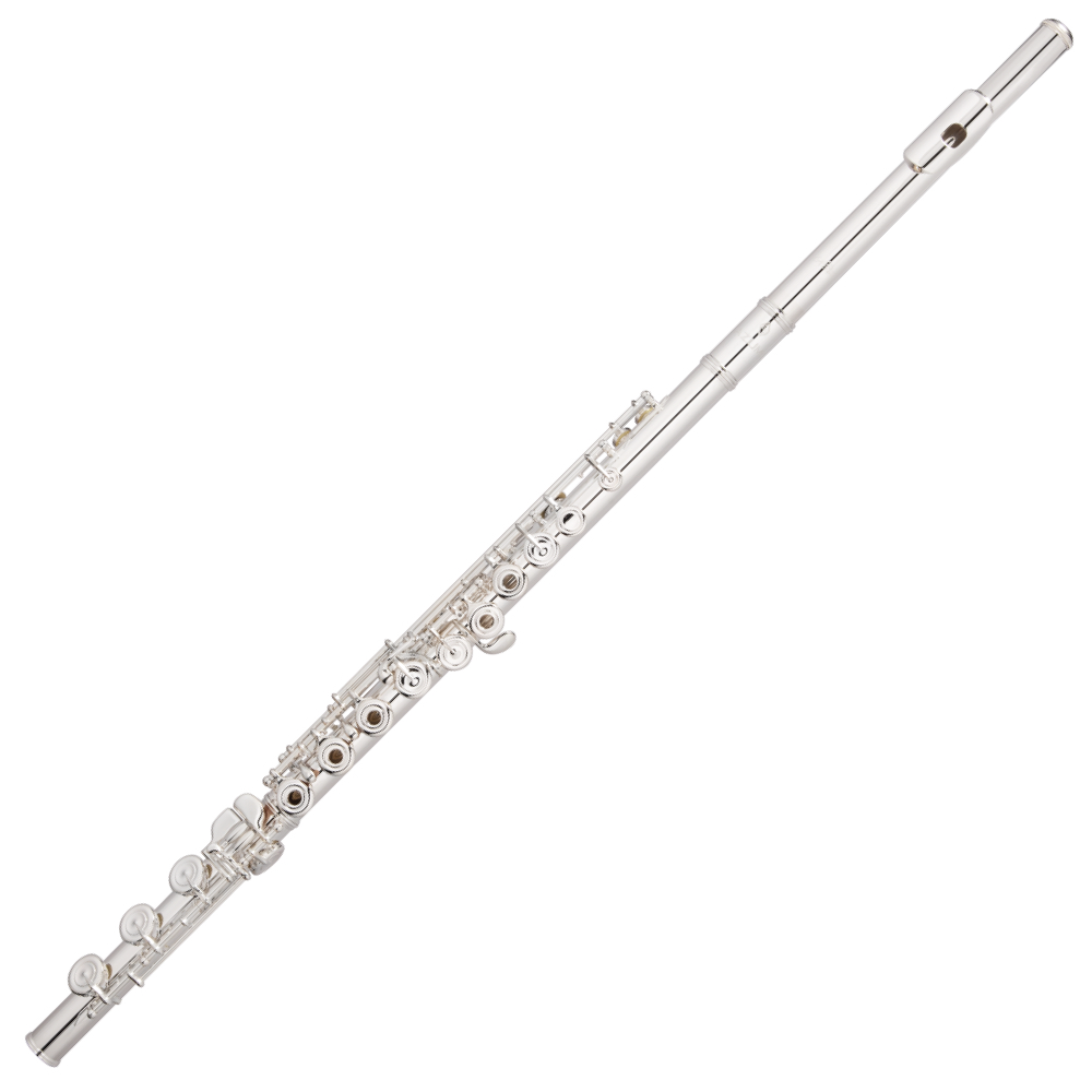 Azumi AZ-Z1RBEO Intermediate Flute - Sterling Silver Lip Plate + Riser B Foot / Split E / Offset G / Open Hole Keys