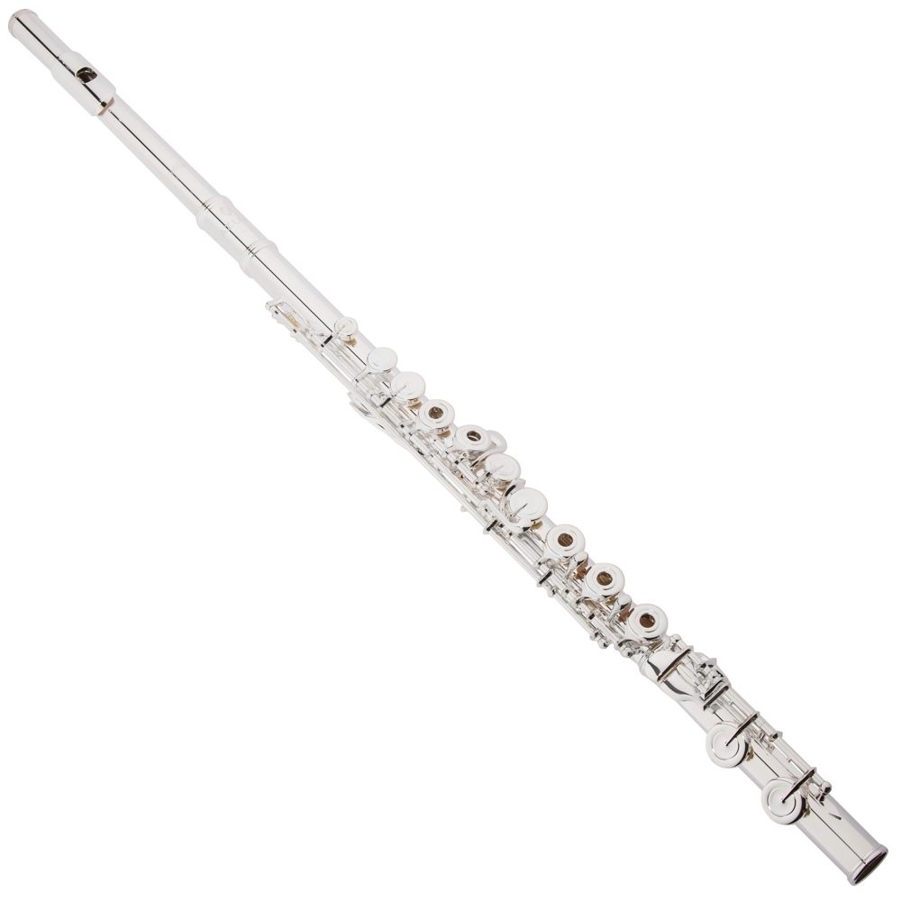 Azumi AZ-Z1REO Intermediate Flute - Sterling Silver Lip Plate + Riser C Foot / Split E / Offset G / Open Hole Keys