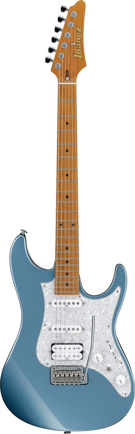 Ibanez AZ2204 ICM Prestige Electric Guitar in Hard Case - Ice Blue Metallic