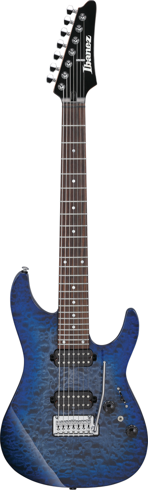 Ibanez AZ427P2QMTUB 7 String Electric Guitar - Twilight Blue Burst
