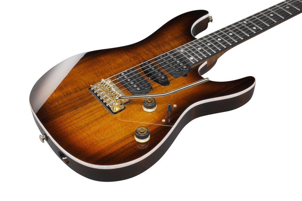 Ibanez AZ47P2K Premium Electric Guitar w/Gig Bag - Dragon Eye Burst