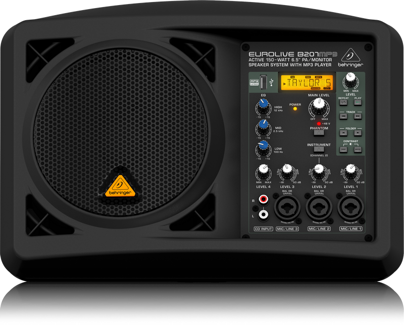 Behringer Eurolive B207MP3 Compact PA Speaker