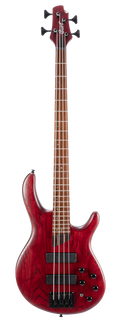Cort B4-Element 4-String Bass - Open Pore Burgundy Red