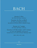 Sonatas 3 Bwv 1020/1031/1033 Fl/Pno